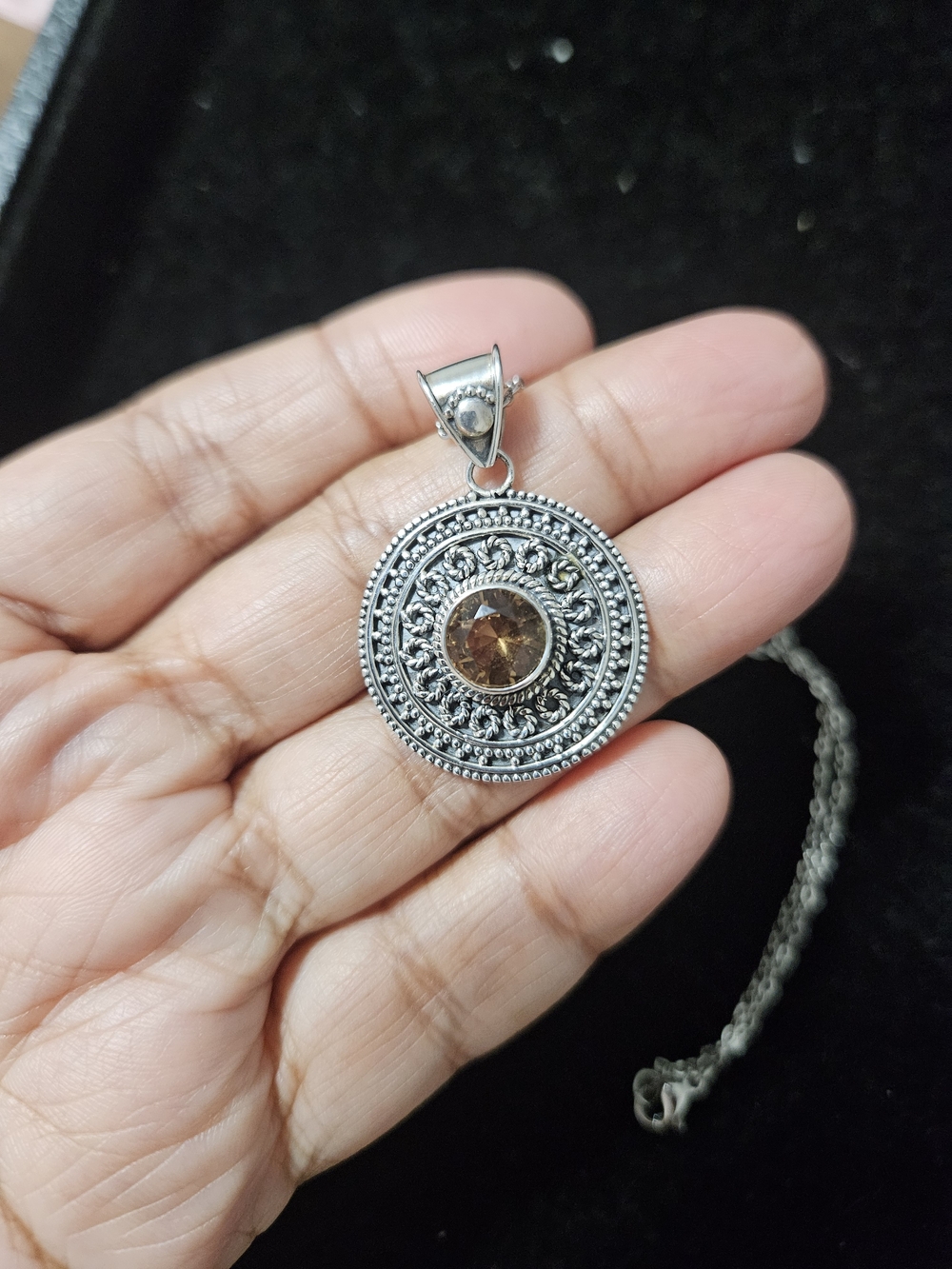Color Changing Alexandrite Pendant - Picture 4 of 6